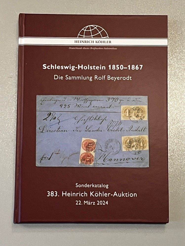 Rolf Beyerodt, Heinrich Kohler Sale #383, March 22, 2024 Postage Cat.