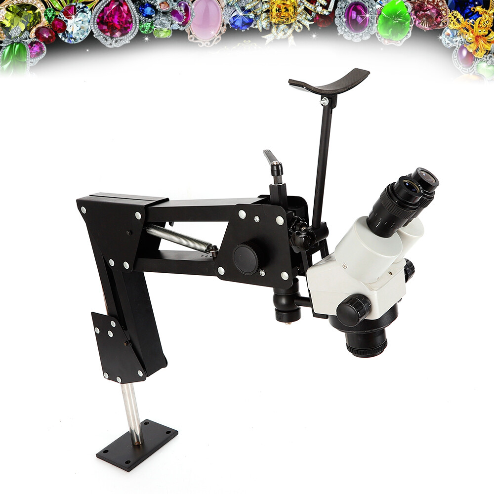 Micro Inlaid Mirror Multi-directional Micro-setting Microscope Jewelry Tool Set