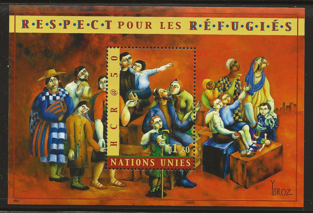 UN Scott #Geneva 366, Souvenir Sheet 2000 Complete Set FVF MNH