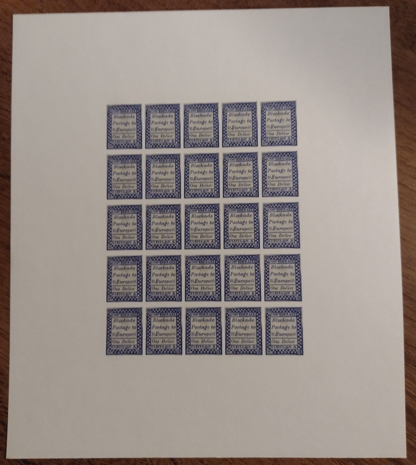 Civil War Reproduction Stamp Sheets Lithographs Prints Fantastic Item