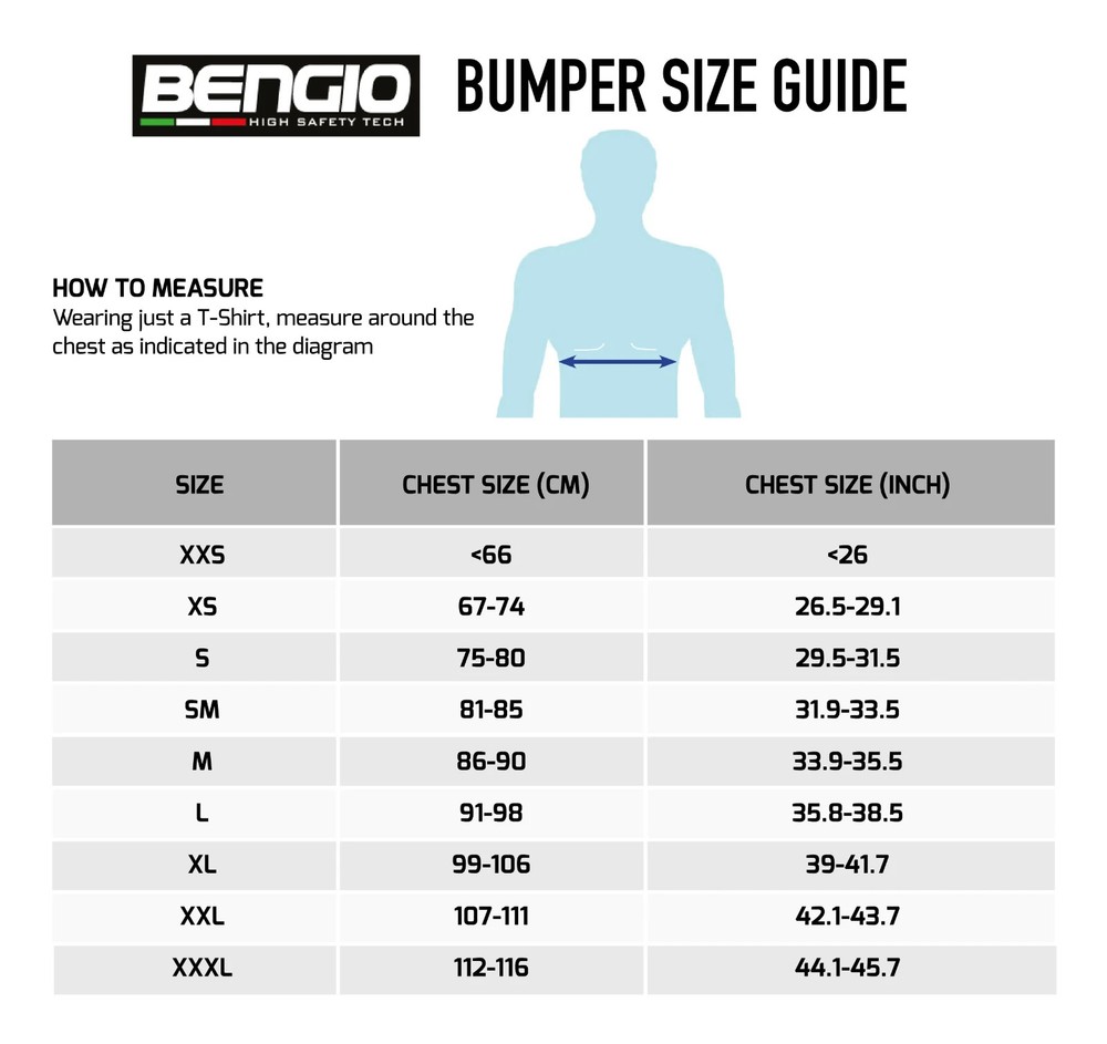 Bengio Bumper Carbon Karting Large Rib Protector