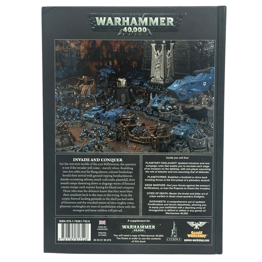 Warhammer 40K Planetary Onslaught Supplement Games Workshop 2016