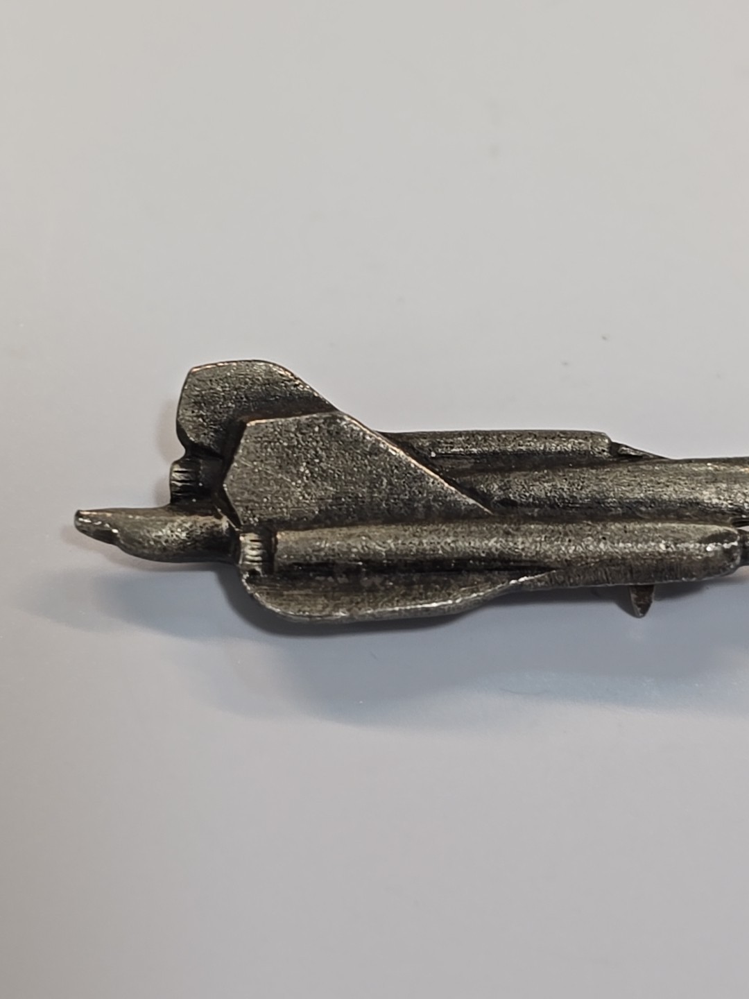 SR-71 Blackbird Tie Tack Lapel Pin Gray Color