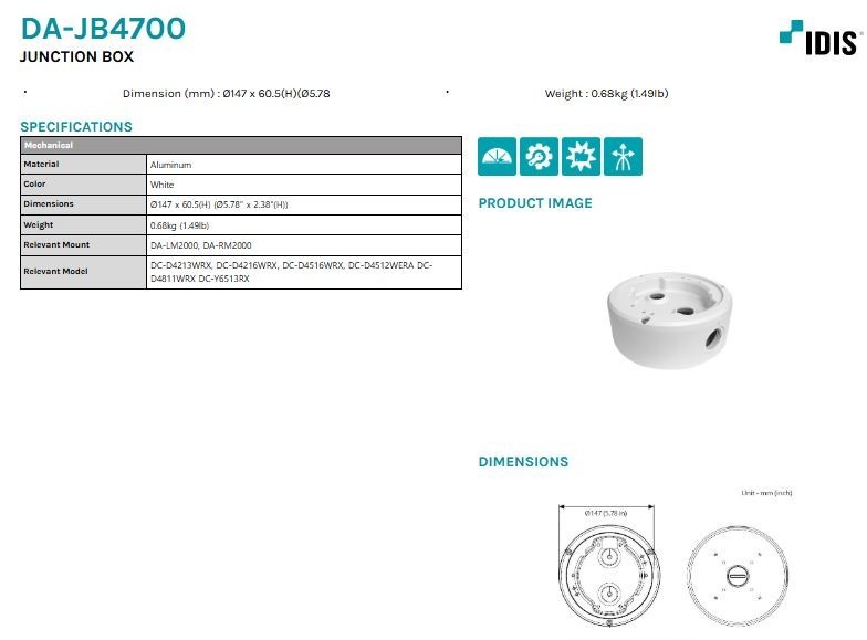 Junction Box DA-JB4700
