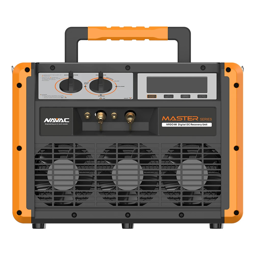 NAVAC NRDC4M Brushless DC Recovery Unit | 4-Cylinder | Dual Oil Free Compressor