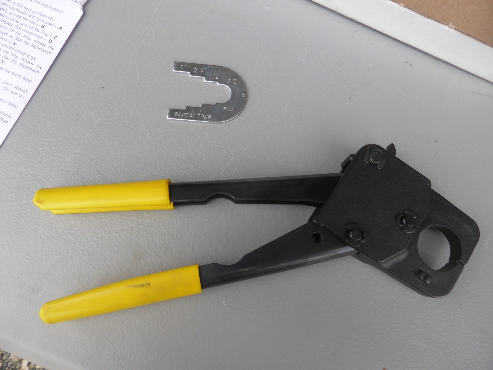 MIL-3 inc 1" PEX Compact Crimp Tool CrimpMaker Made in USA