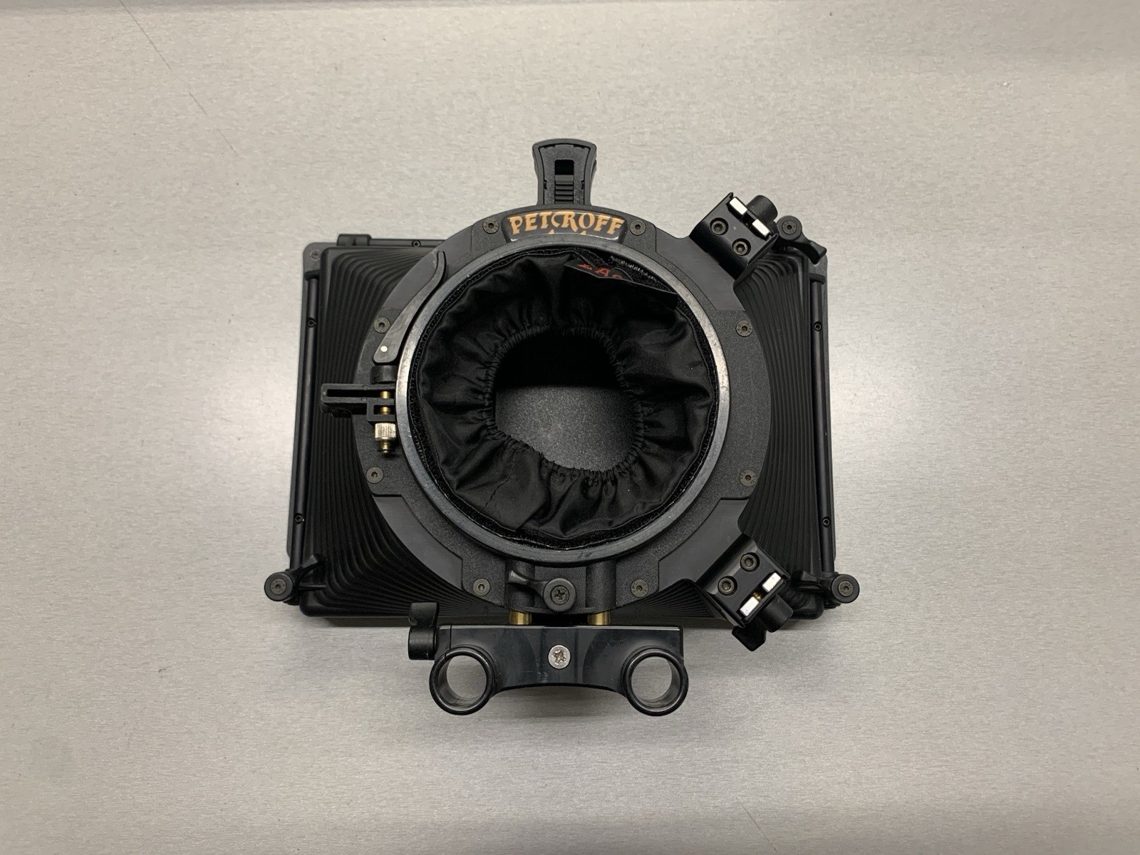 Petroff 4x4 Mattebox 2-Stage w/ Top Flag, Filter Holders, Rod Mount