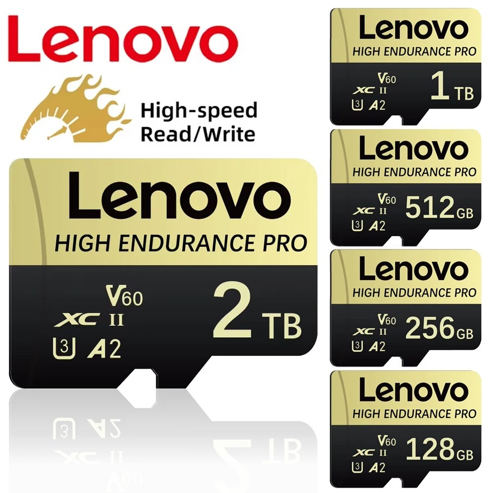 High Endurance Pro Micro SD Card V60 A2 High Speed 4K with Adapter