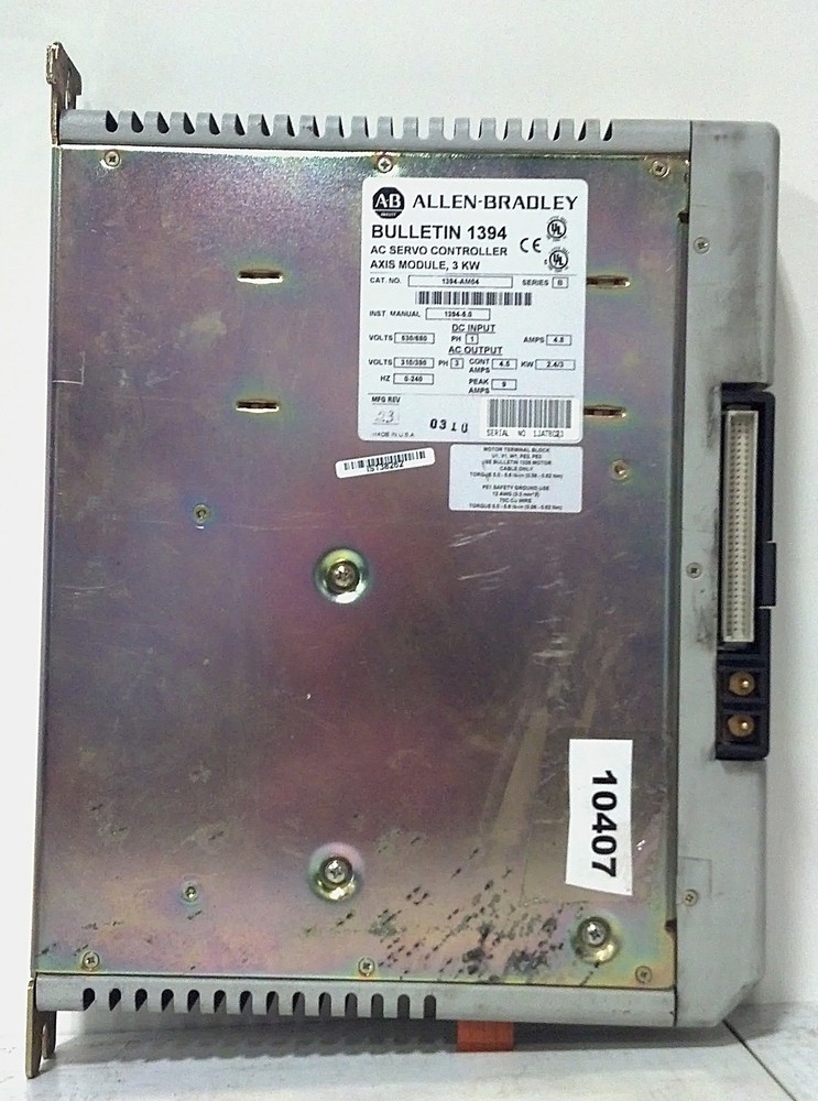 Allen-Bradley 1394-AM04 AC Servo Controller 3 kW Axis Module