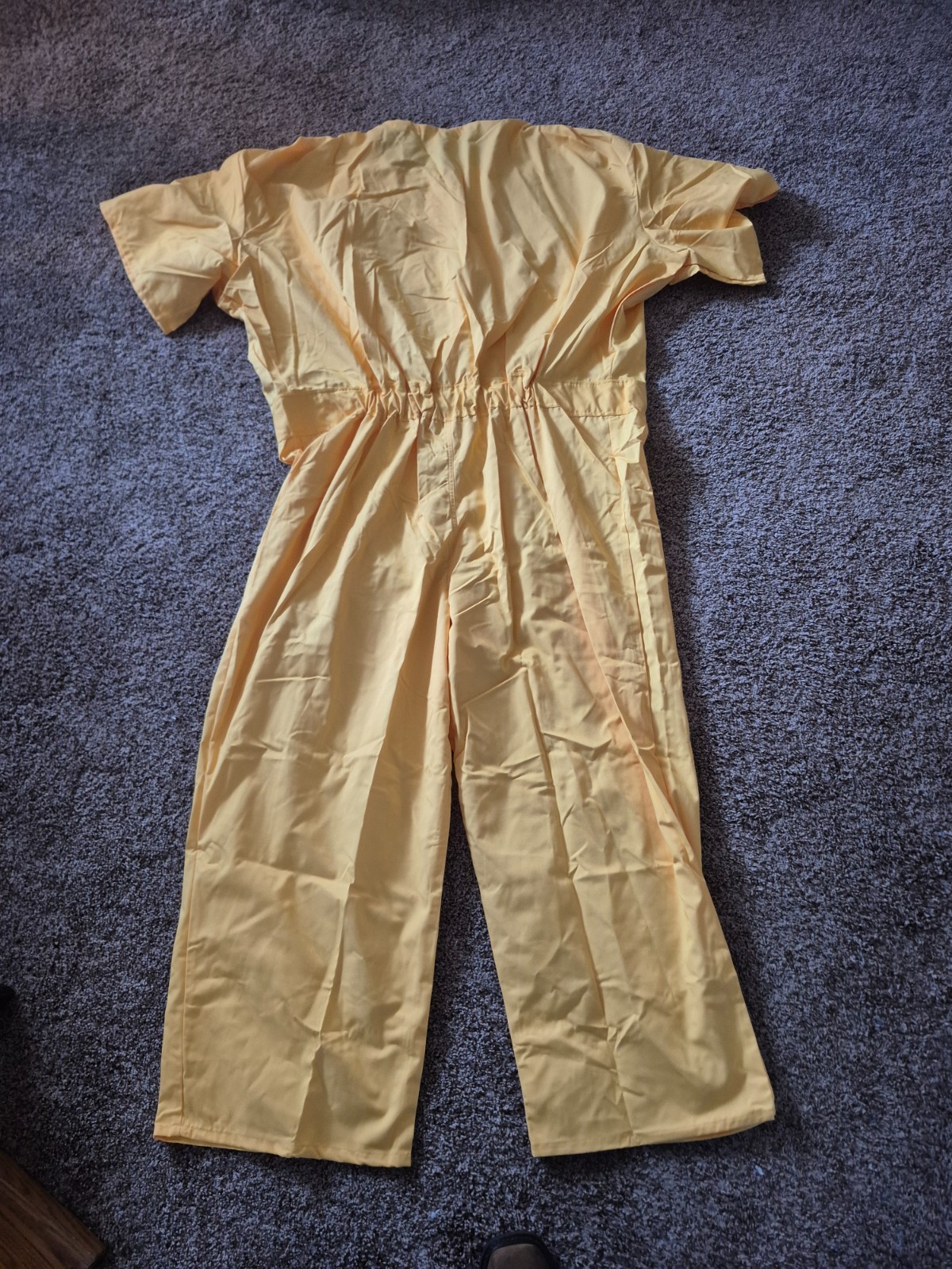 DOC Department Corrections Prisoner Jail Inmate Uniform Jumpsuit Yellow Painter