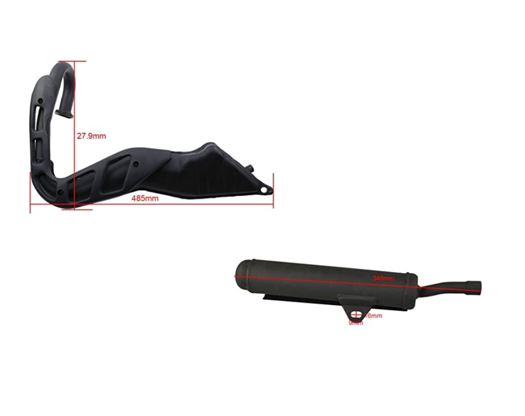 EXHAUST SYSTEM FOR PW80 PW 80 DIRT BIKE EX23