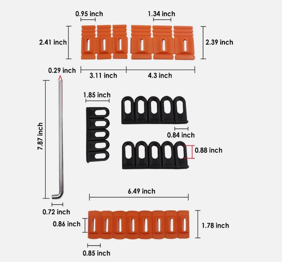 Auto Body Repair Kit Puller Glue Tabs Set Car Paintless Dent Removal Tool 4PCS