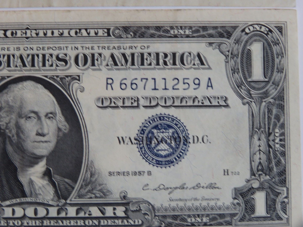 3- 1957 Silver Certificates - Lightly Circulated Condition