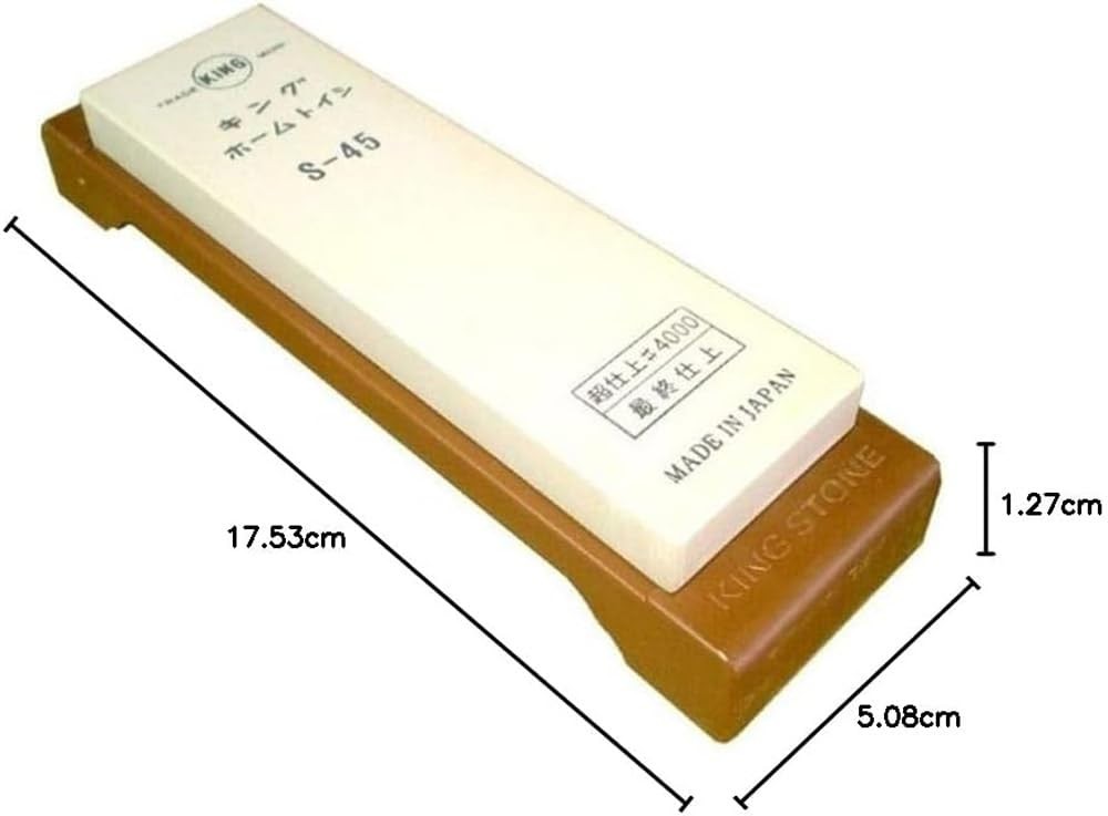 KING Sharpening Stone 4000 Grit Plastic Base