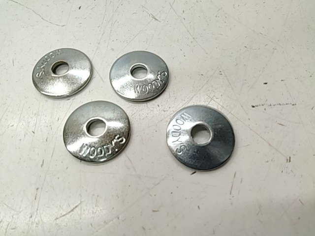 Round Support Plate 4 Pcs - 2000 Polaris NOS