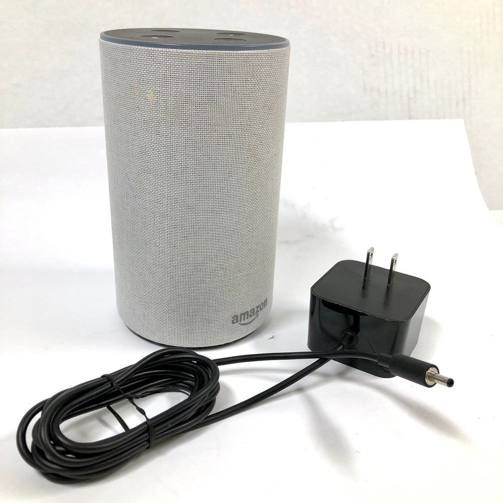 Amazon Echo 2nd Gen XC56PY White/Gray Smart Speaker w/ Power Cord