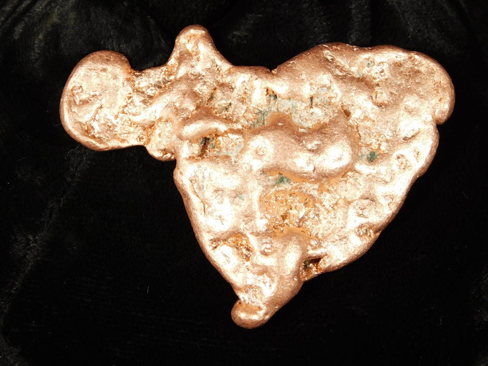 Big! Heavy Solid COPPER NUGGET or Native Copper Float Michigan 130gr