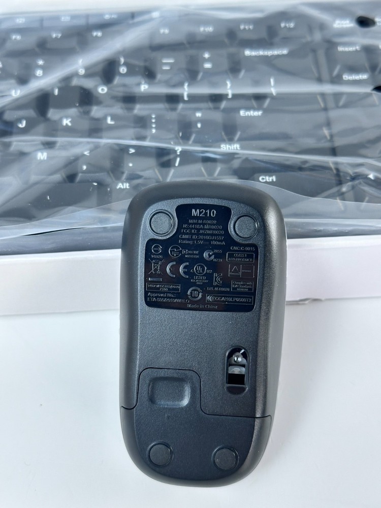 Logitech MK260 Wireless Keyboard Mouse Combo Black USB Receiver Open Box