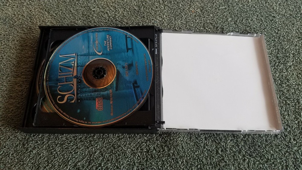 SCHIZM Mysterious Journey PC 2001 Five Discs D2