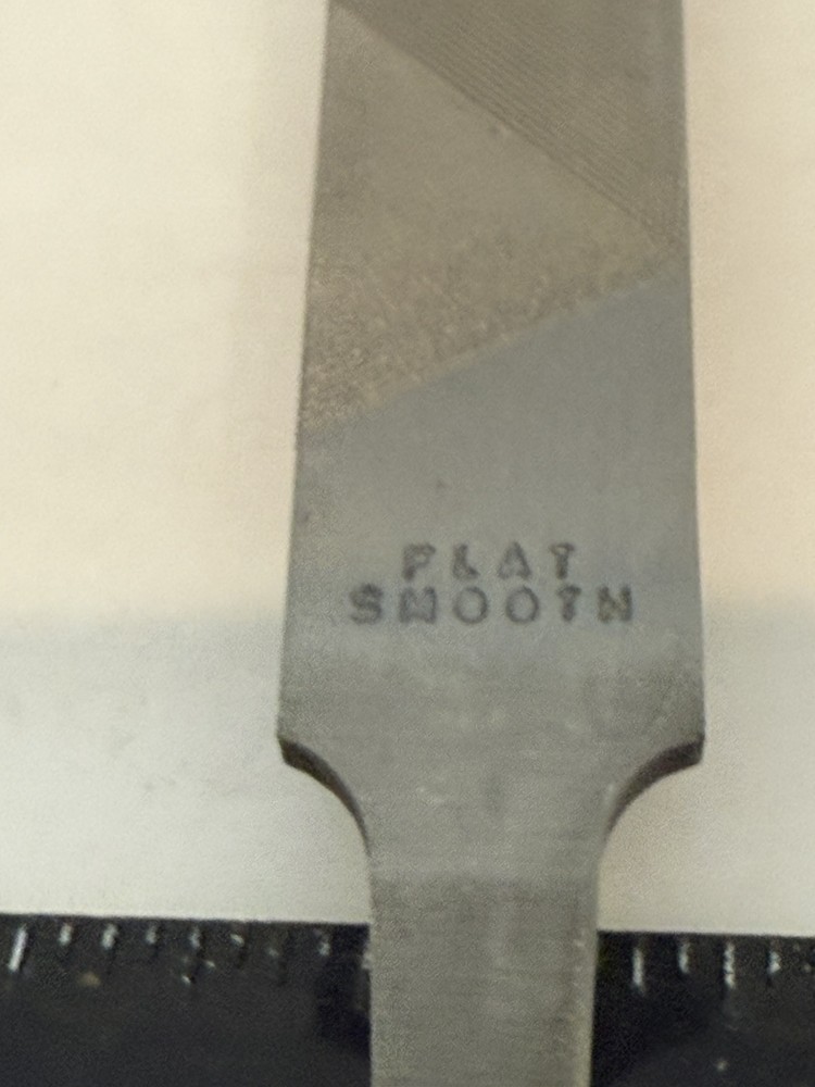 New Nicholson 6” Flat Smooth File, 03533N Double Cut, American Pattern