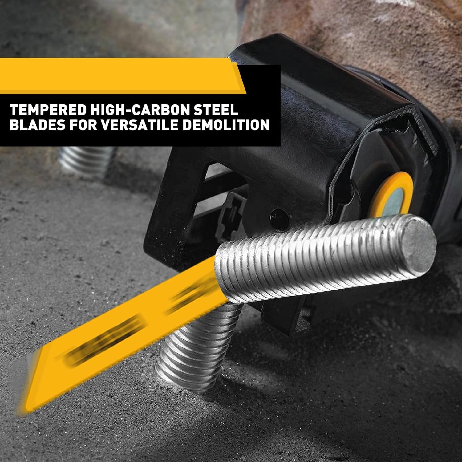 10-Piece Bi-Metal Reciprocating Saw Blade Set, Premium 6 & 8 Inch Wood & Metal C