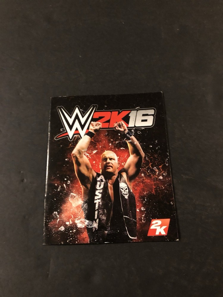 wwe 2k16 ps3 Manual Only