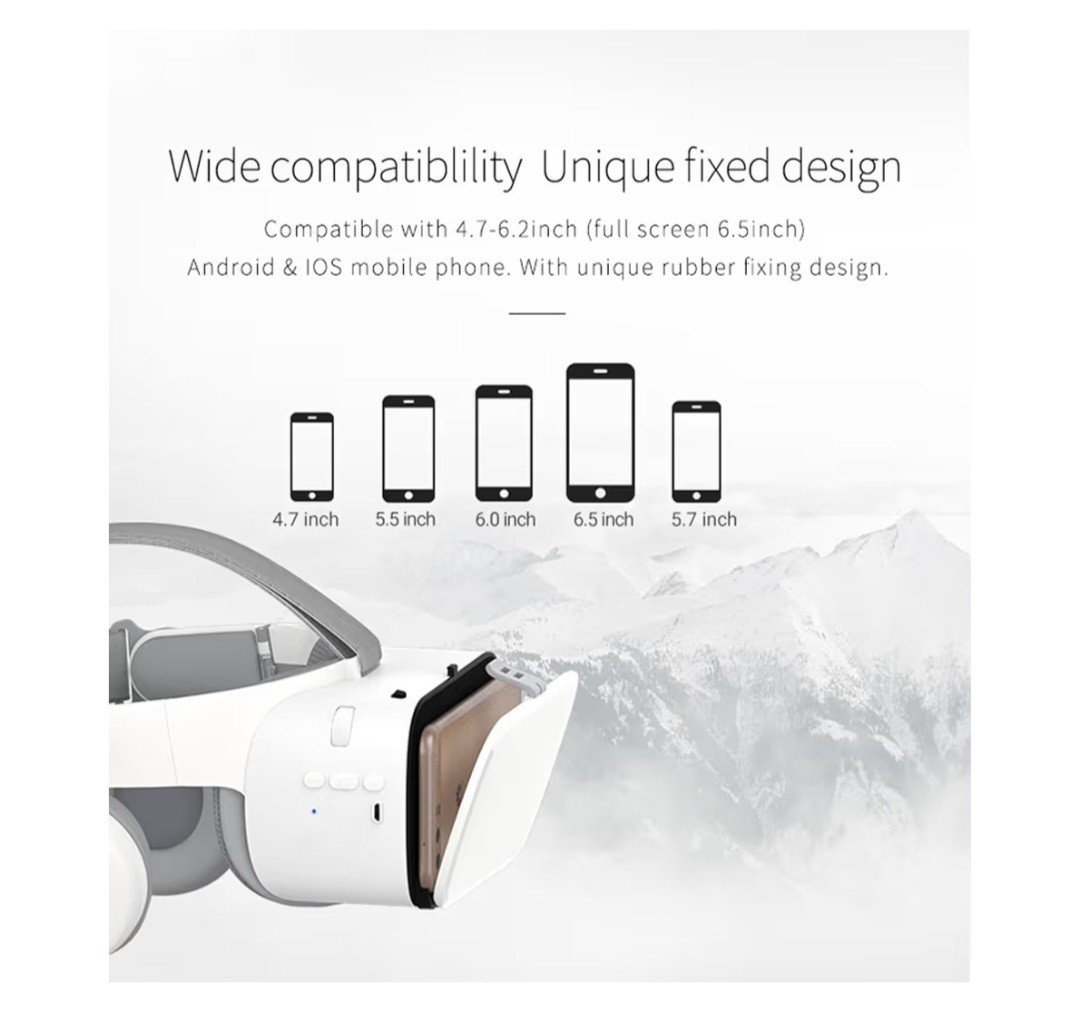 BOBOVR Z6 VR Bluetooth Virtual Reality Headset Wireless 3D VR Glasses For Phones