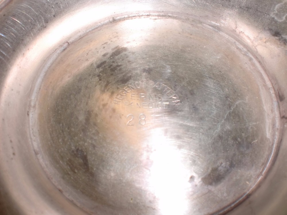 VINTAGE SILVER PLATE SHEFFIELD REGENCY PATTERN PITCHER EPNS BENEDICT 2815