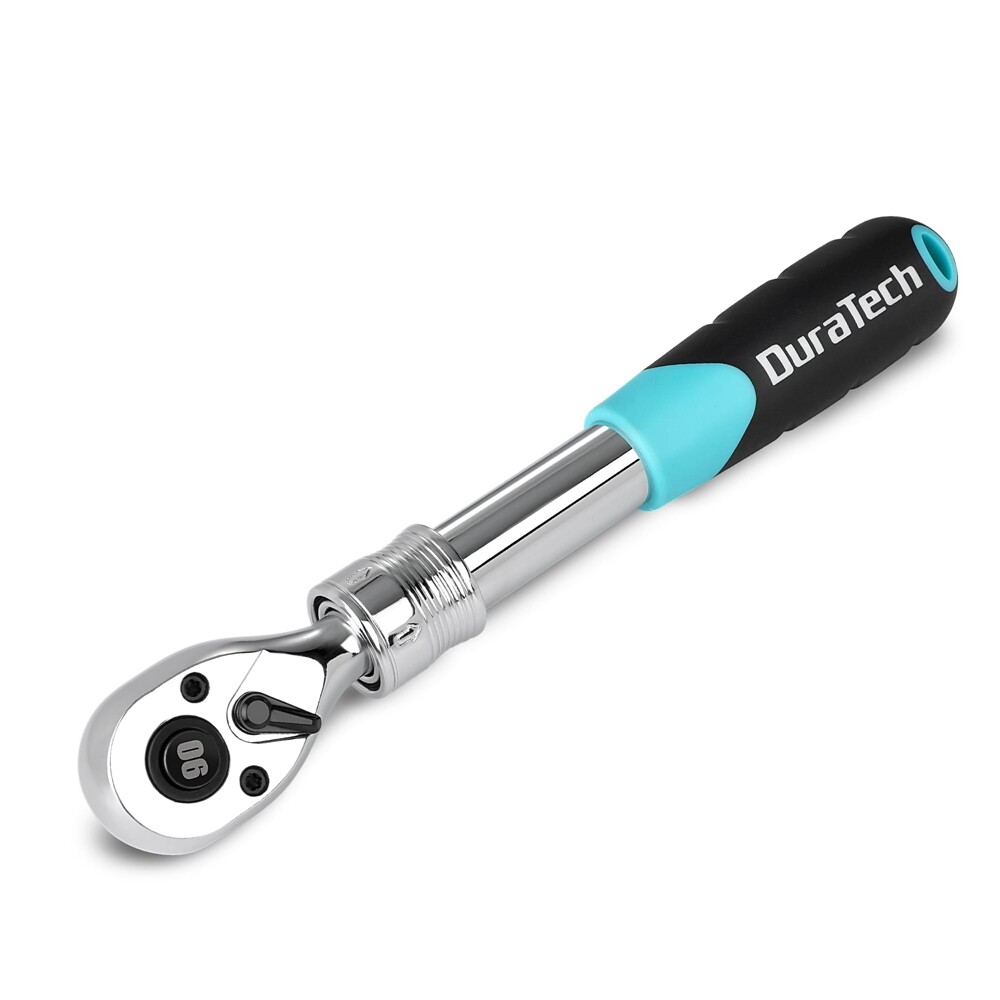 DURATECH 3/8" Drive Extendable Ratchet 90-Tooth Quick-release Ratchet 4 Sections