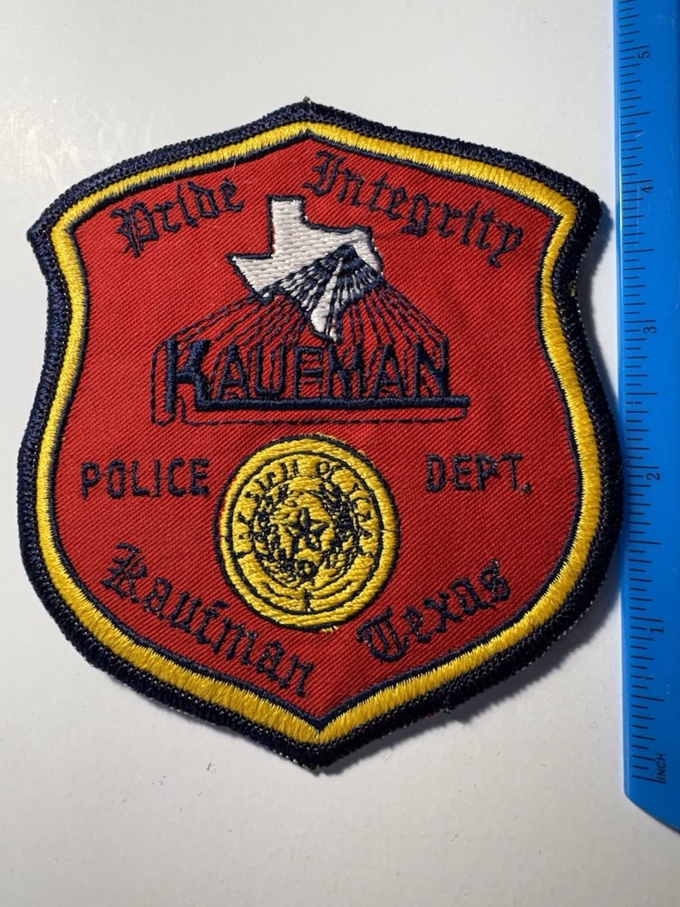 Kaufman Texas Police Patch