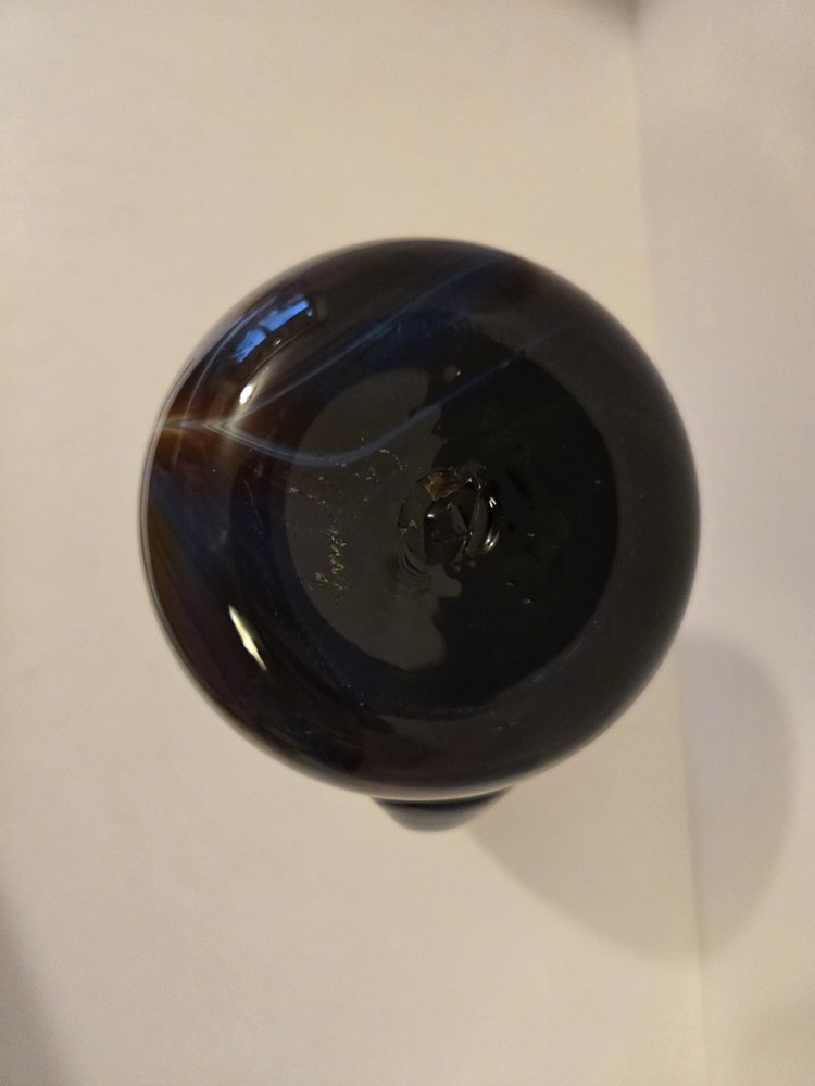 Hand Made Blown Art Glass Pitcher Signed