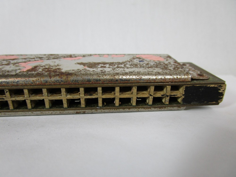 Vintage M Hohner Echo-Luxe Harmonica W Germany