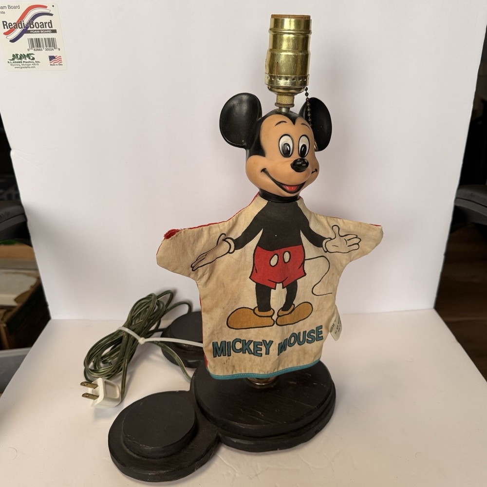 Vintage Mickey Mouse Lamp