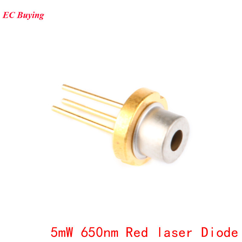 5pcs 5mW 650nm Red Laser Diode Sensor Laser Module Diodes DIY LED Electronics