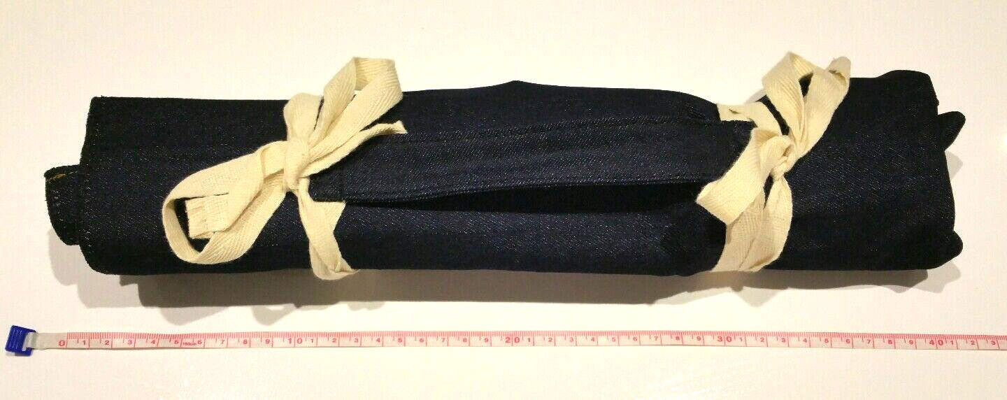 Handmade CHEF KNIVES WRAP BAG 9 Pockets - WASHABLE, LIGHTWEIGHT, DURABLE