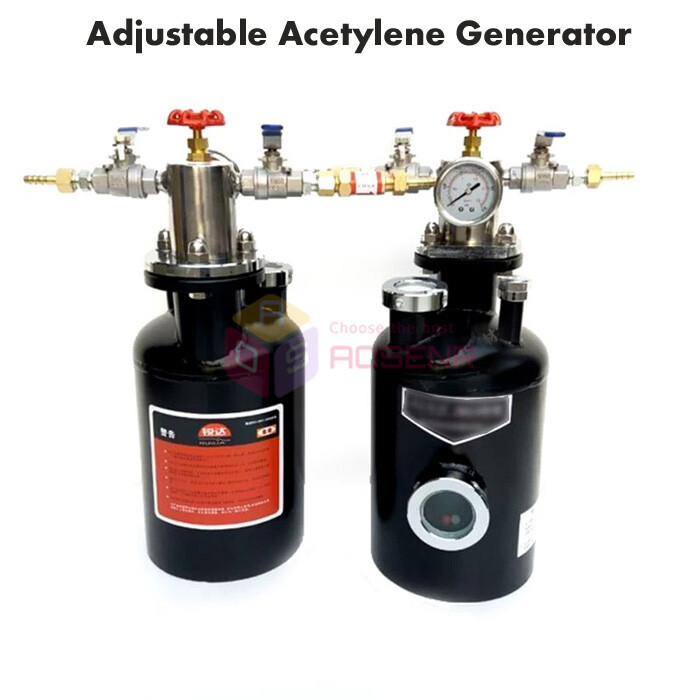 2L Brazing Flux Generator Acetylene Propane Gas Flux Brazing Tank Adjustable