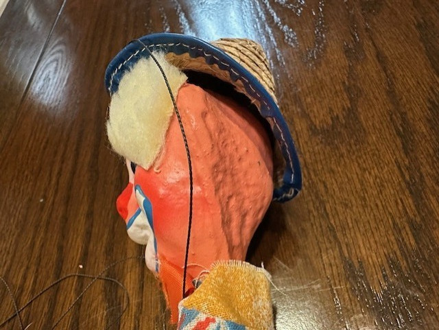 Vintage Clown Marionette Puppet