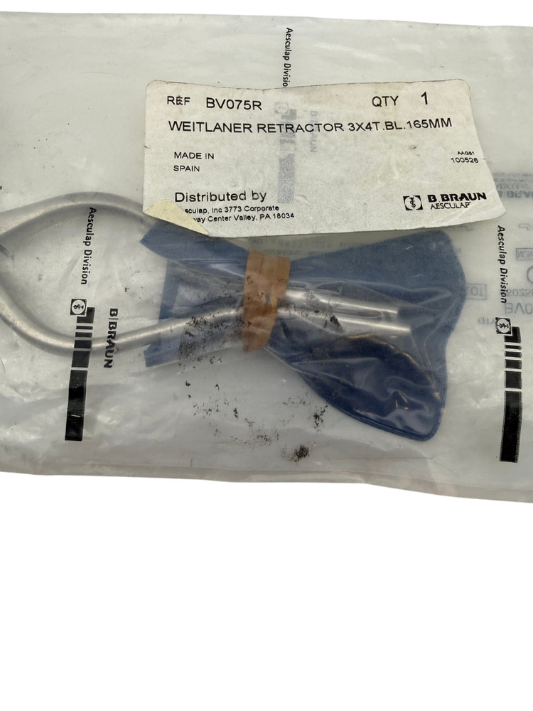 Aesculap BV075R Weitlaner Retractor 165mm