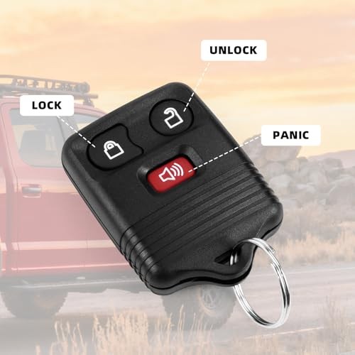 Replacement Key Fob Shell Case, Smart Keyless FitRemote Control housin 2 PCS
