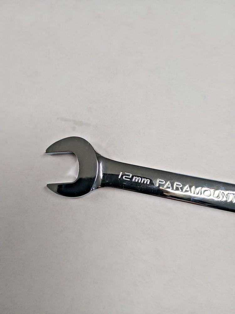 Paramount 12 mm LOCKING FLEX HEAD Ratcheting Combination Wrench Chrome