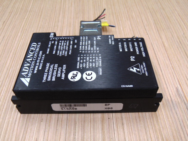 ADVANCED MOTION CONTROLS THREE PHASE SINUSOIDAL BRUSHLESS SERVO AMPLIFIER