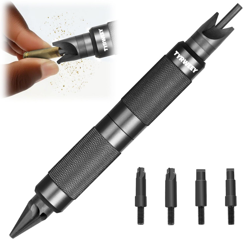 Case Prep Multitool Chamfer Deburr Primer Pocket Reamer Cleaner .17-.45