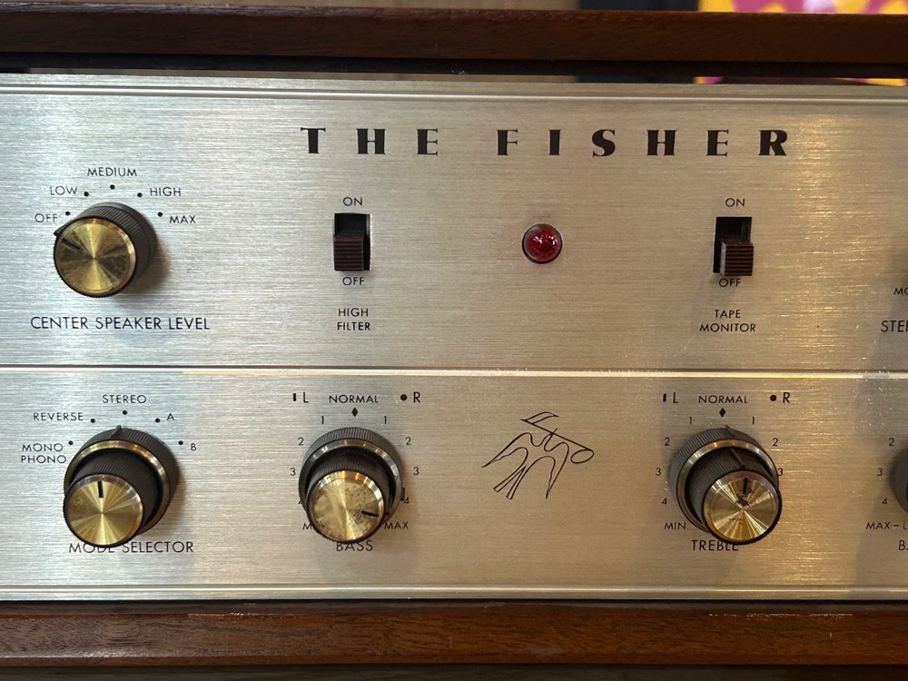 Fisher Model KX200 Integrated Stereo Master Control Amplifier Sericed Excellent