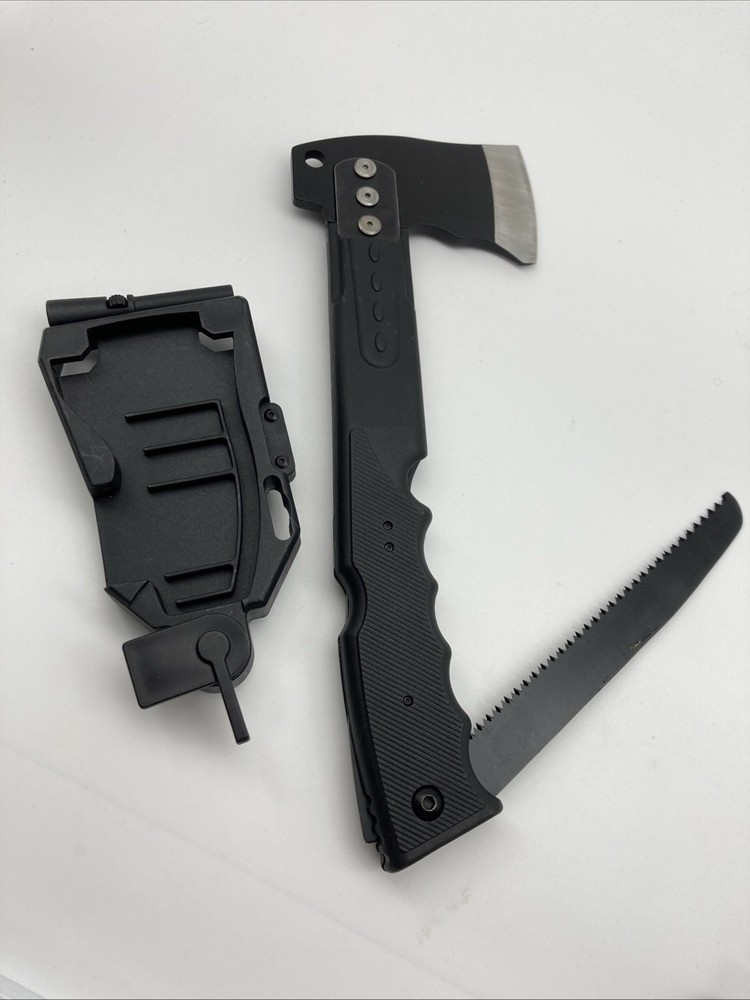 Multifunctional Hammer Head Axe Survival Tactical Tool - Folding Saw,