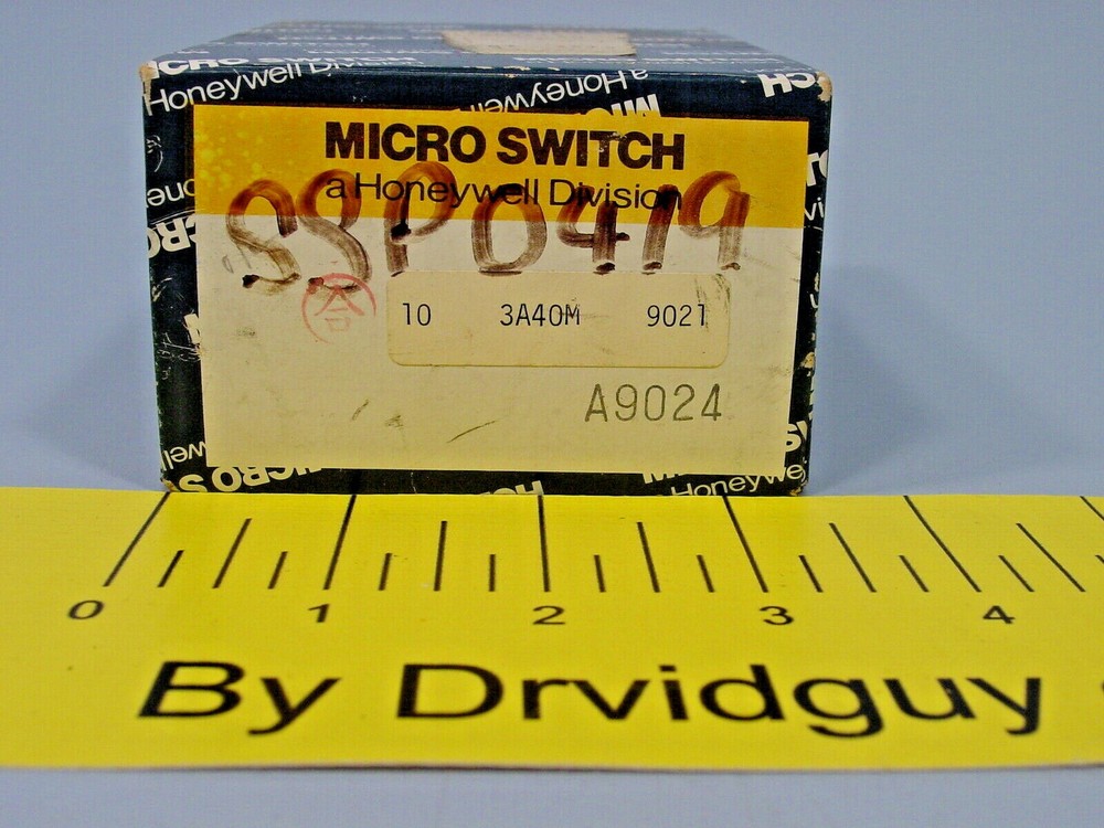 *Micro Switch 3A40M 9021 Console Switch Term W-X-Y-S-28V-MAX