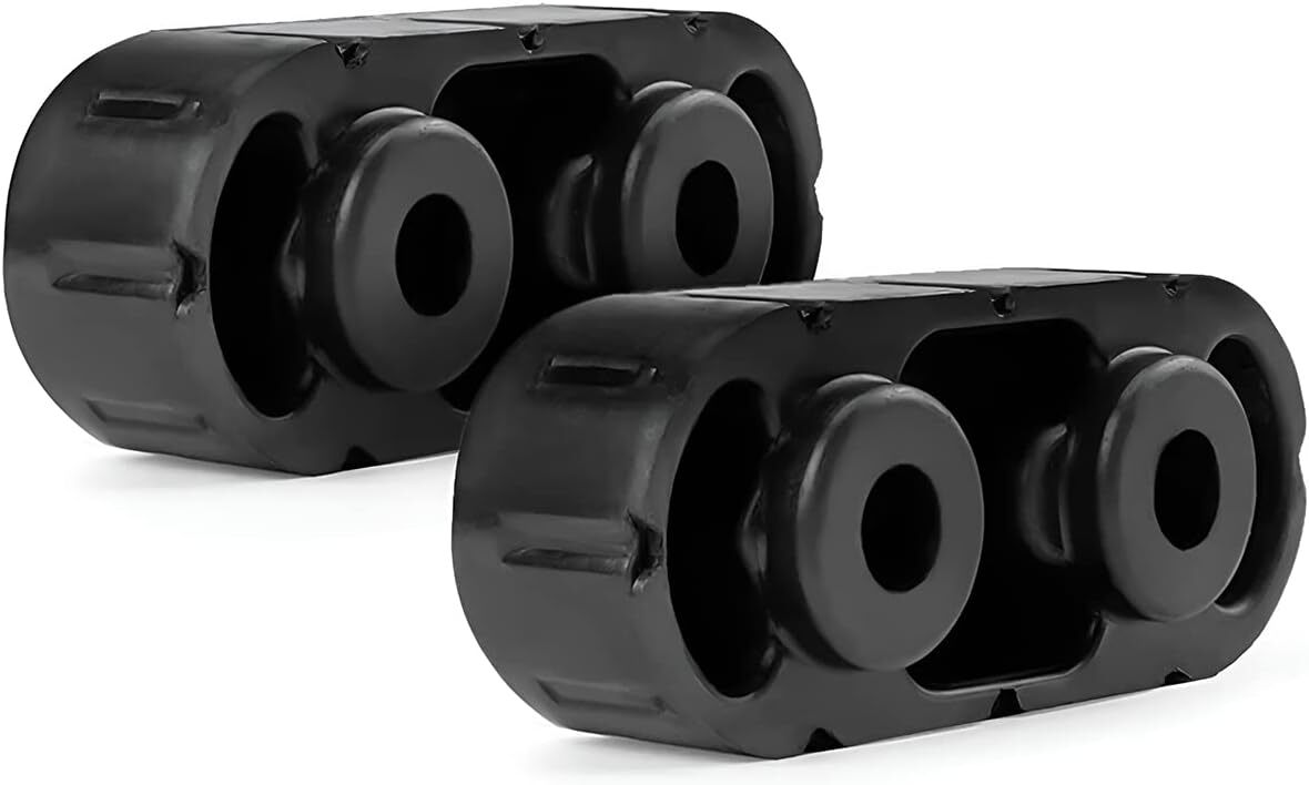A Pair Fit GMC 99-17 Sierra 1500 2500 3500 Exhaust Hanger Insulator Mount Holder