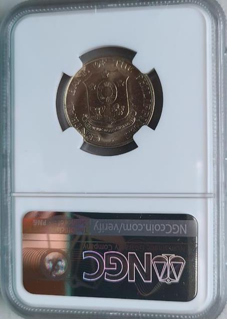 Philippines 25 Centavos 1960 NGC MS 65