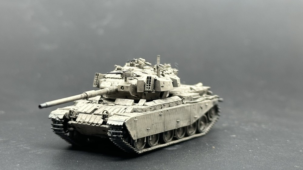 3D Printed 1/144 Israel Schottkal Tank Finished Model