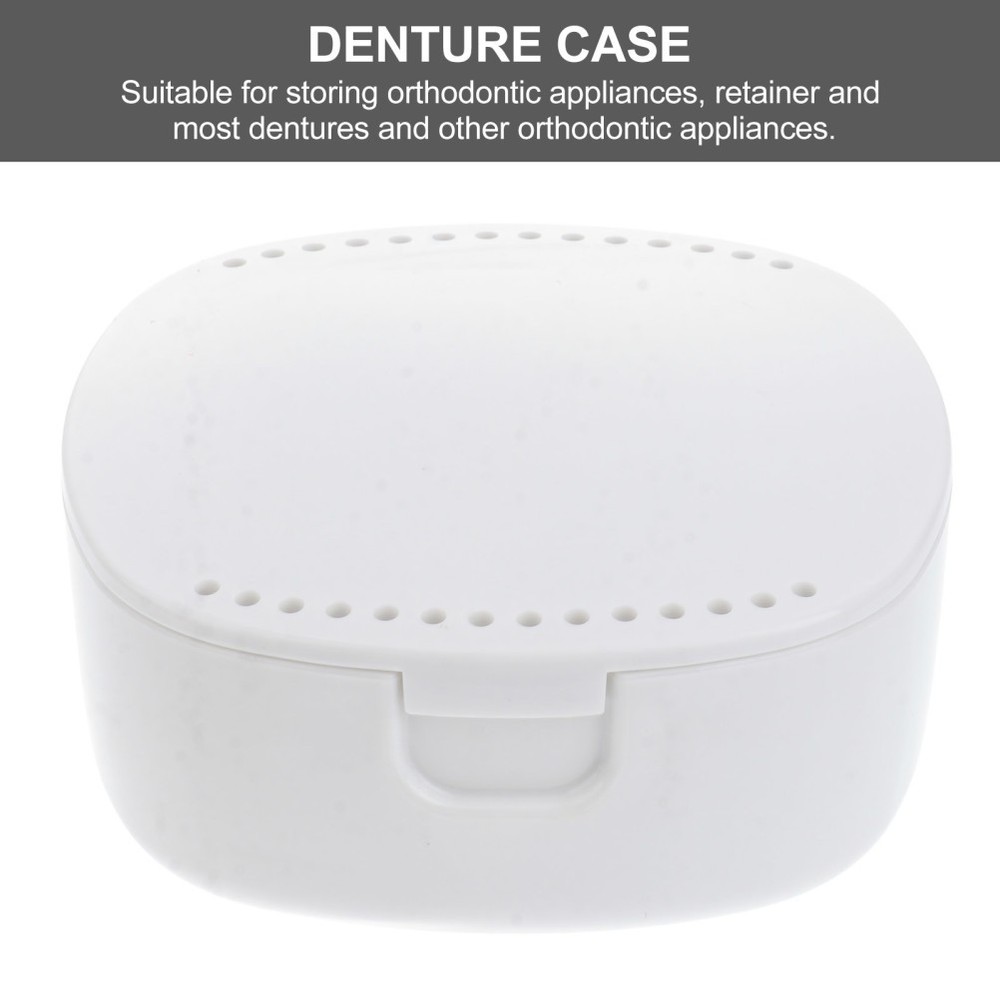 Mirror Retainer Case Retainer Mouth Guard Denture Storage Box
