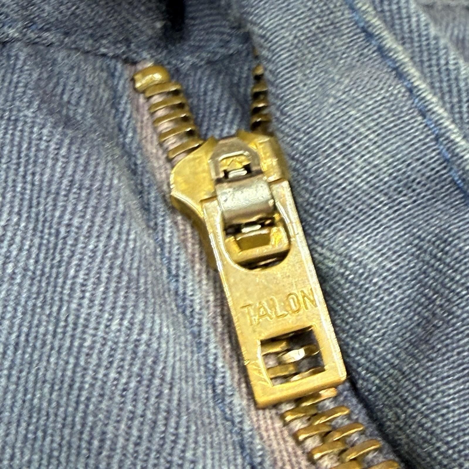 Vintage Lee Chetopa Twill Sanforized Pants Men Fits 34X28 Blue Thrashed Stained